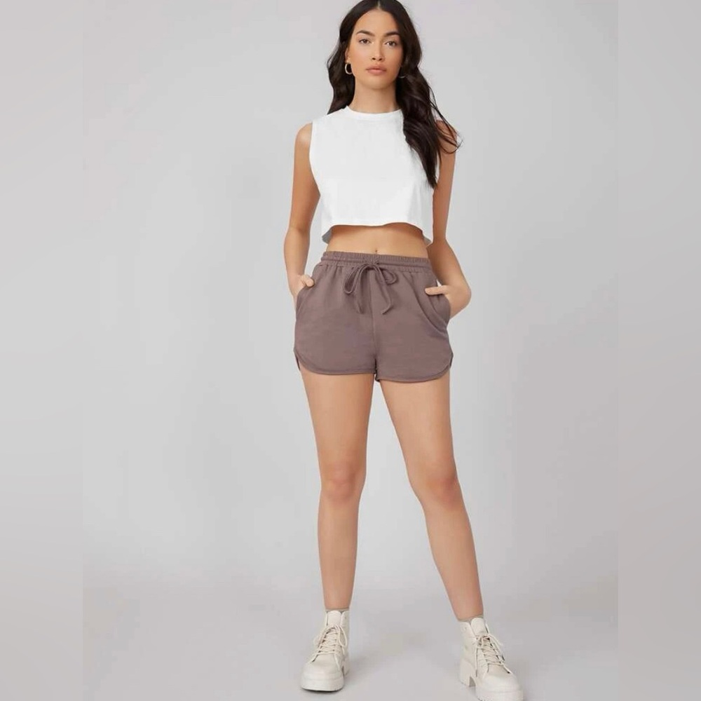 Solid Crop Tank Top